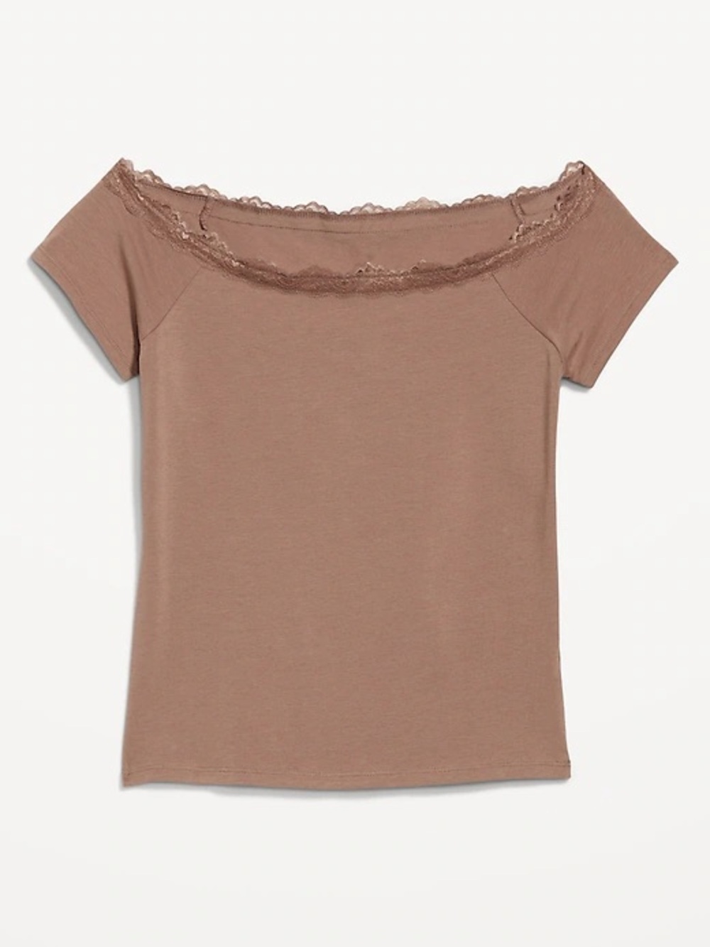 Old Navy Off-Shoulder Lace-Trim Top
